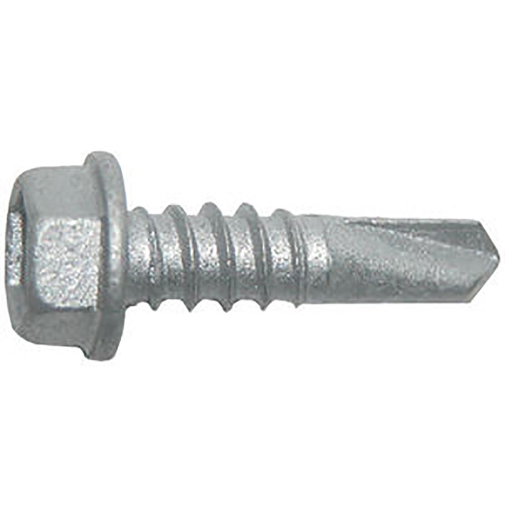 RS PRO Zinc Plated Steel Self Drilling Screw #10 x 3/4in Long