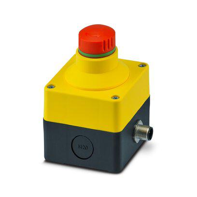 1221735 Phoenix Contact ESS Series Push Emergency Stop Push Button, Surface, 2 NC, IP65
