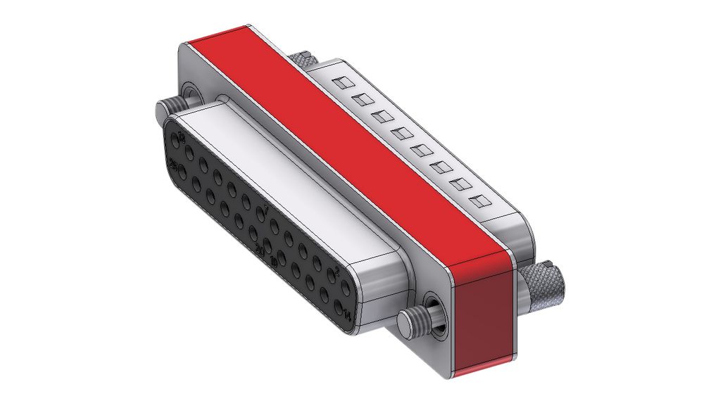Deltron Connectors D-Sub Adapter 9-Way D-Sub to Female Male