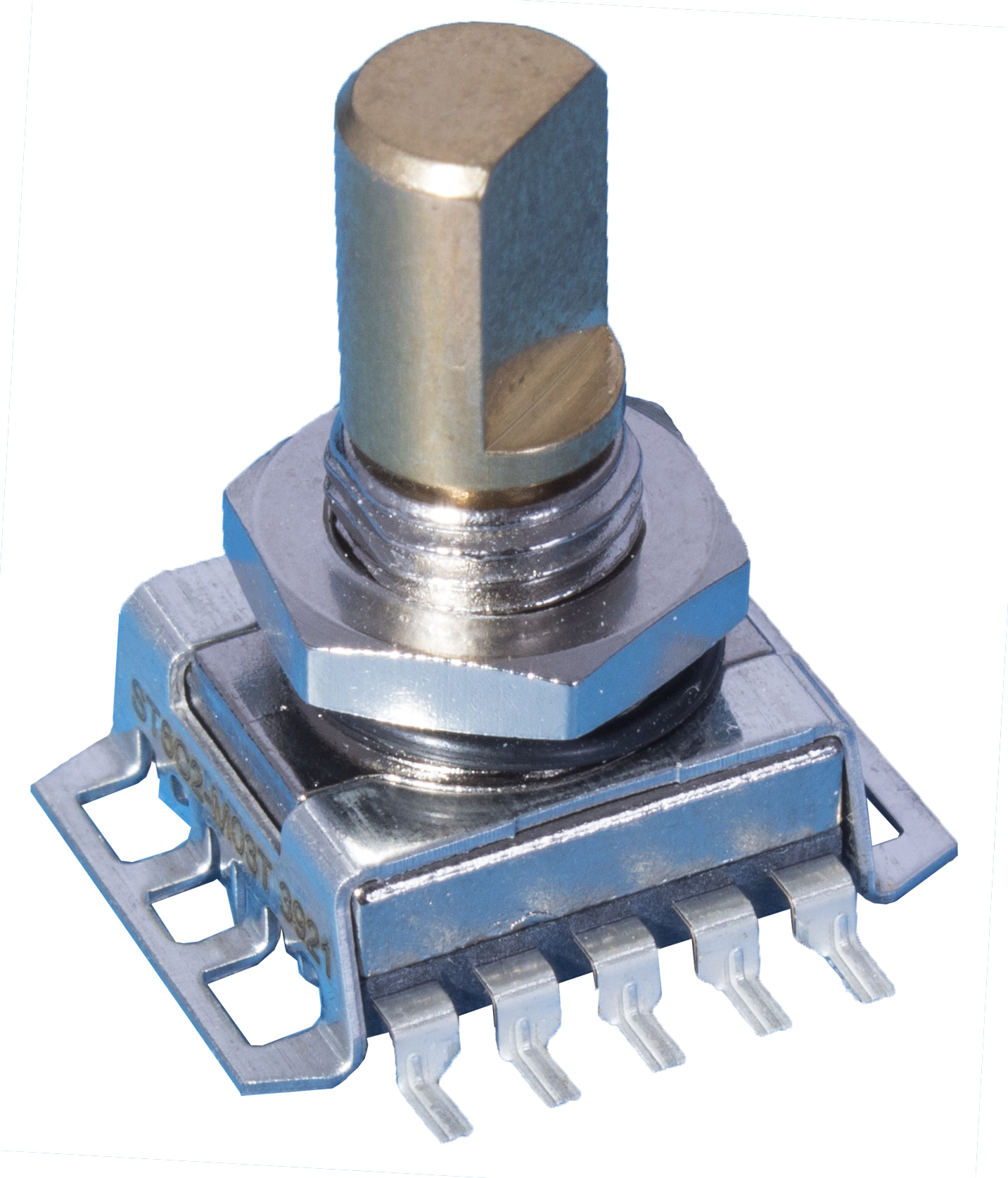 Elma 8 Pulse 2 bit Quadrature Mechanical Rotary Encoder with a 6 mm Slotted Shaft