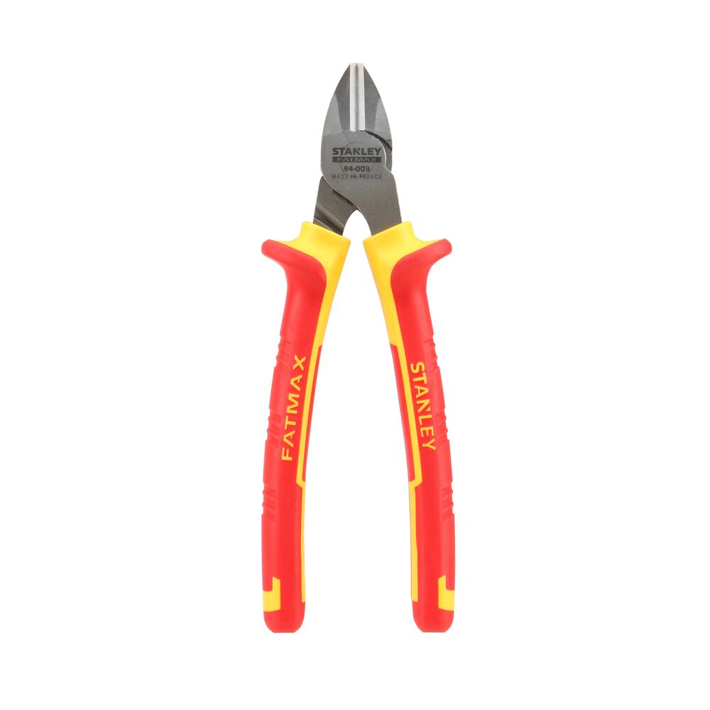Stanley 0-84-009 4-Piece Pliers, 160 mm Overall, Flat Tip, VDE/1000V, 6in Jaw