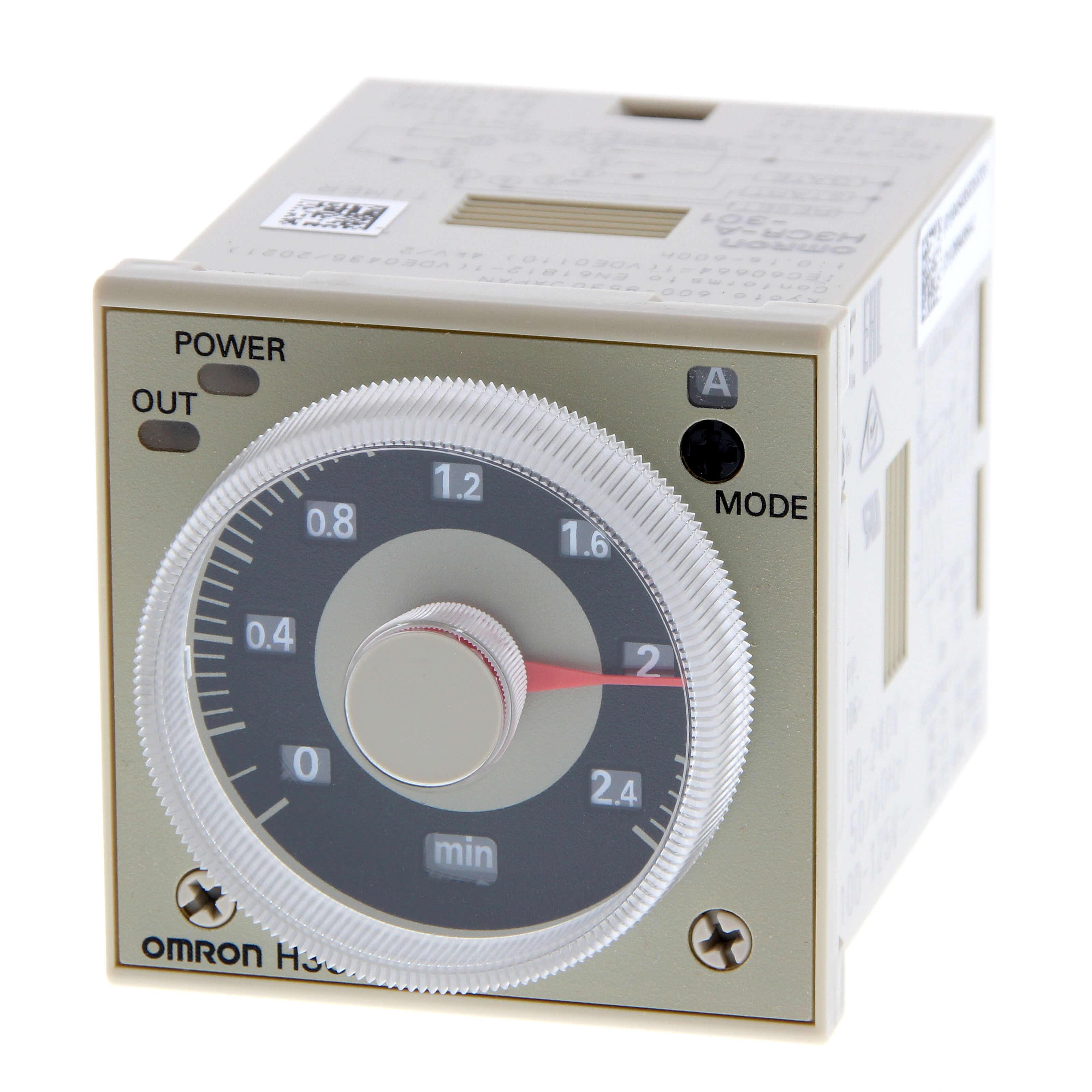 Omron Multi Function Timer Relay, 11-Pin Connector, 0.05 s → 300 h, 2 Contacts, DPDT