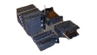 TE Connectivity, IMPACT 1.9mm Pitch High Speed Backplane Connector, Female, Right Angle, 10 Column, 9 Row, 90 Way,