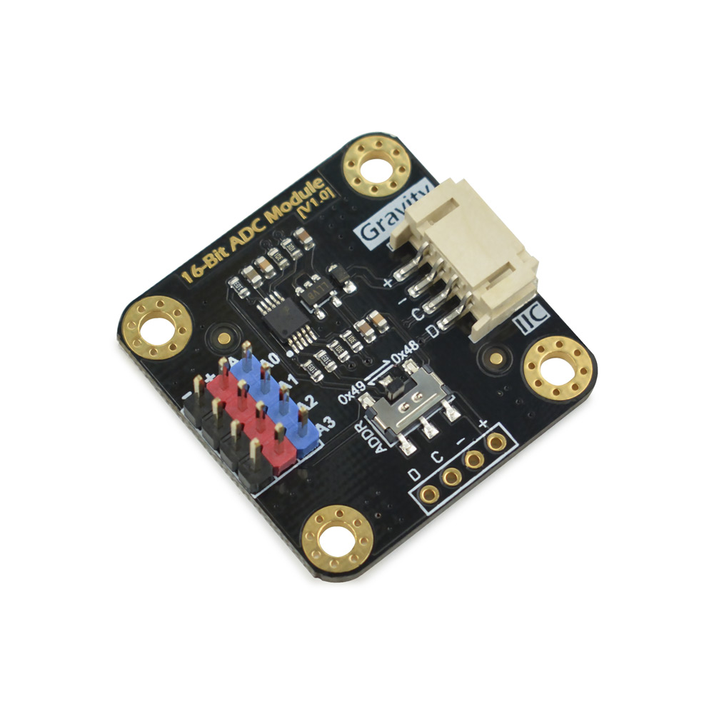 DFRobot DFR0553 Gravity: I2C ADS1115 16 Bit ADC Module 16 Bit ADC Development Kit for Raspberry Pi, Arduino for ADS1115
