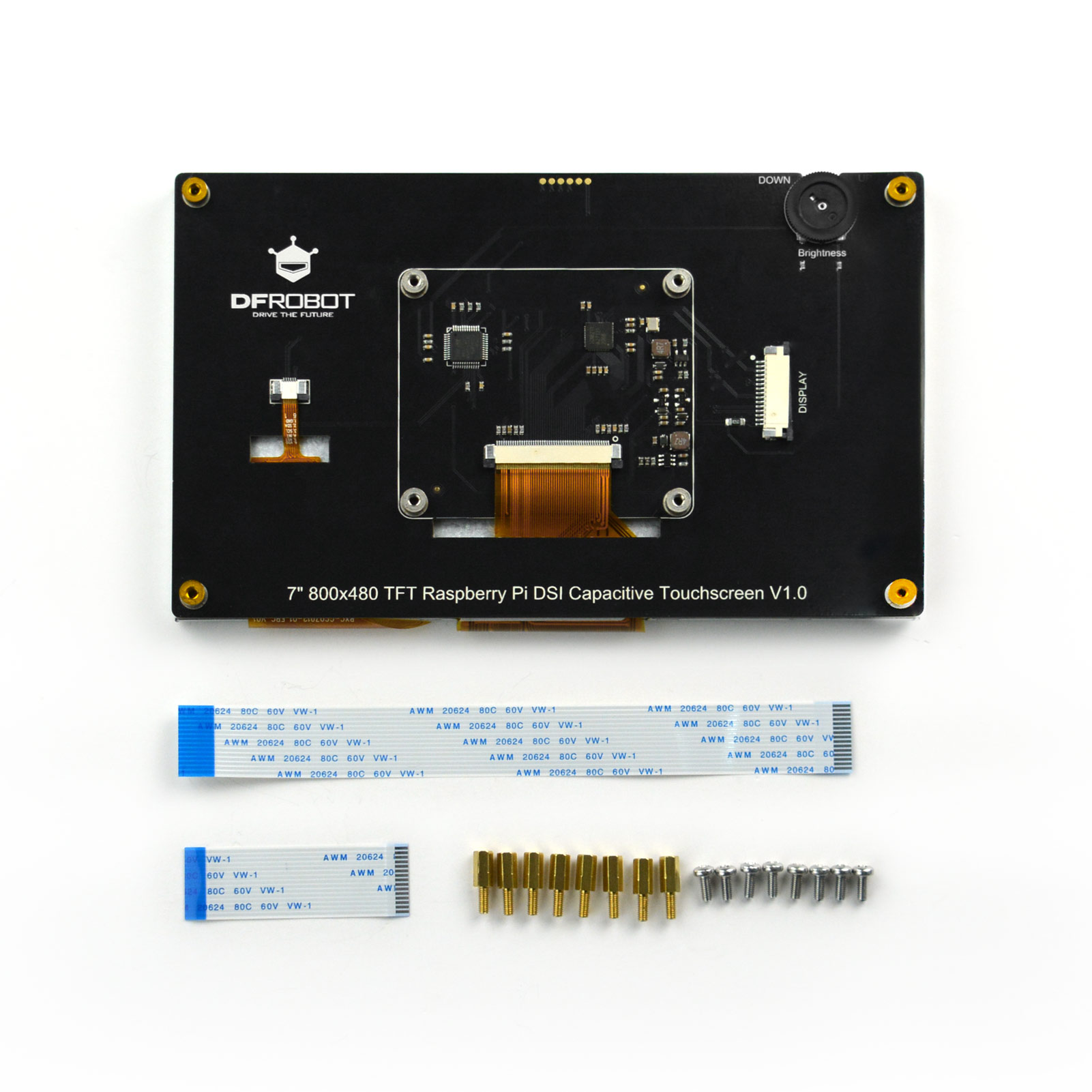 dfr0678 DFRobot Raspberry Pi LCD Touchscreen with 7 in TFT Colour Display