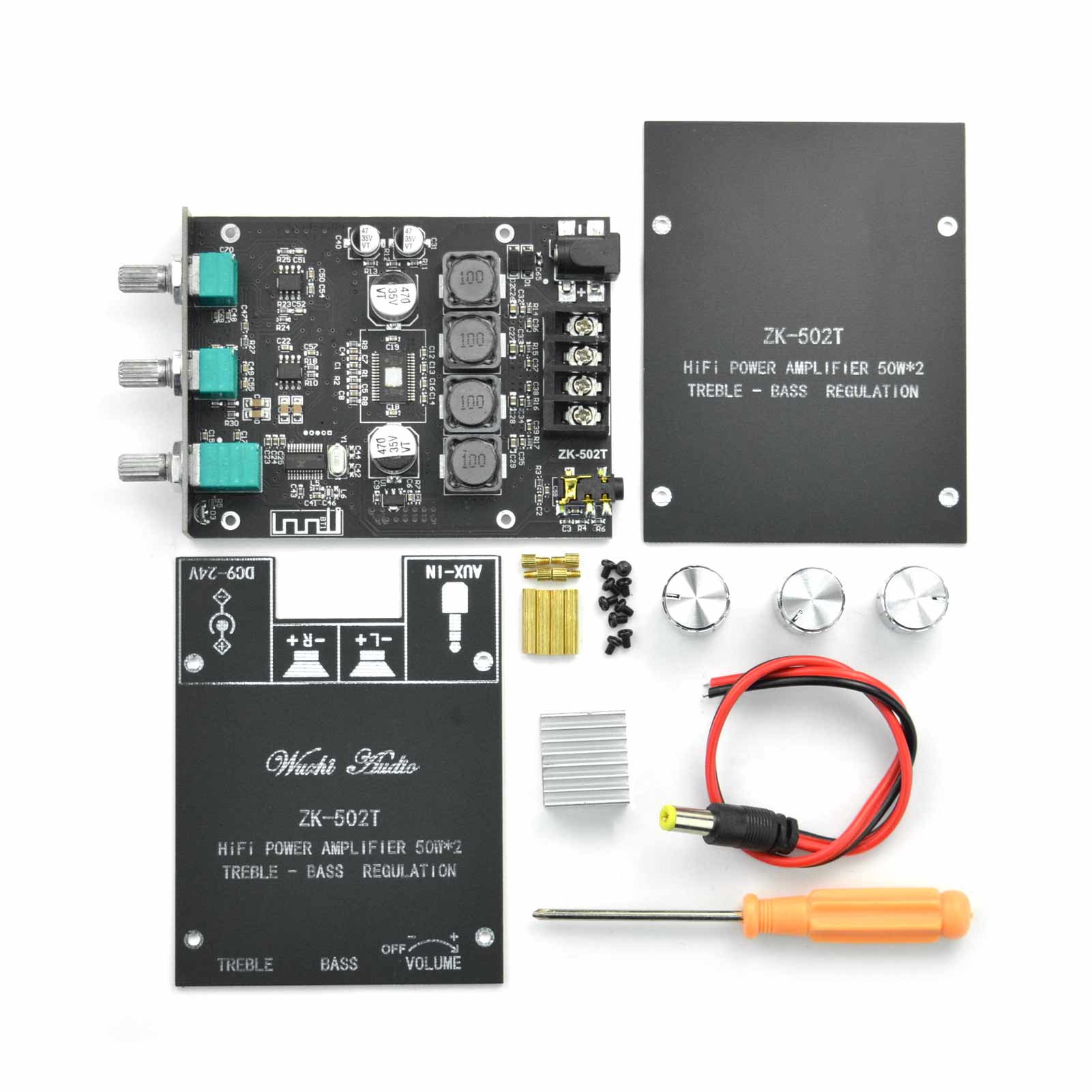 dfr0806 DFRobot Bass Treble Bluetooth Amplifier Amplifier Board for Phone, Raspberry Pi DFR0806