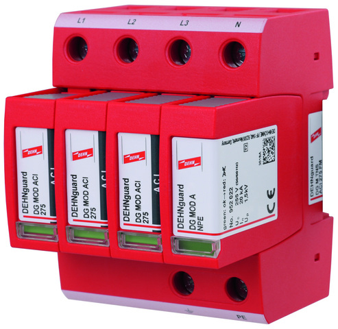 Dehn, DG M TNS ACI Surge Arrester 275V Maximum Voltage Rating Type 2/Class Ii