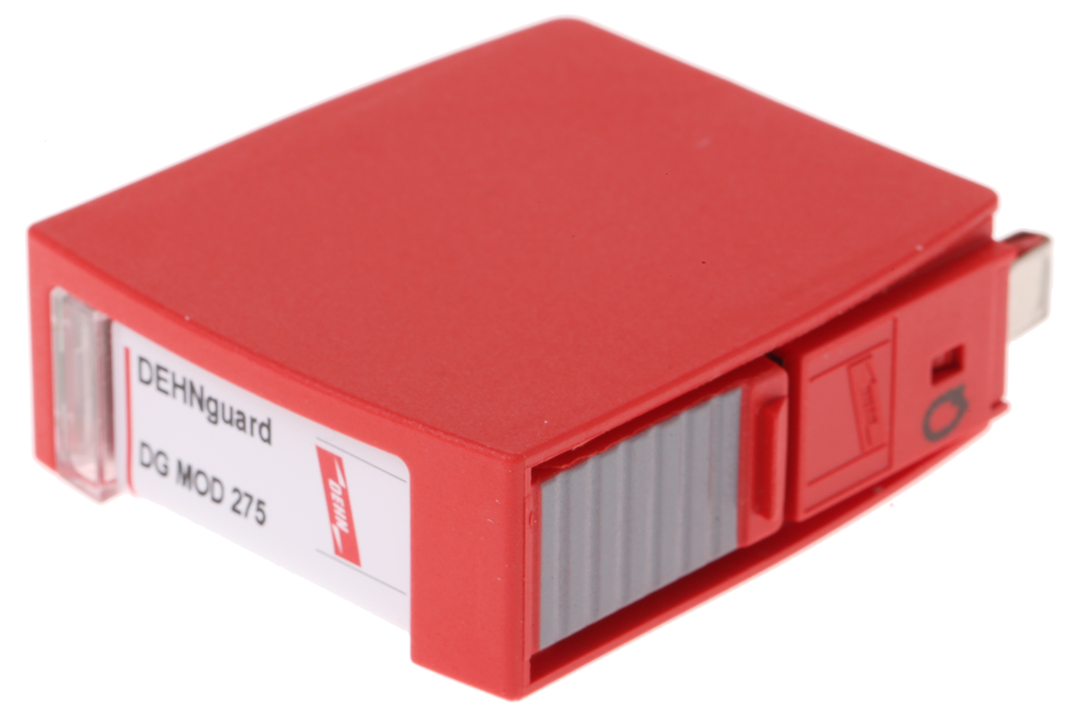 Dehn, DG Surge Protection Plug 350V dc Maximum Voltage Rating 40 kA Maximum Surge Current Surge Arrester Protection