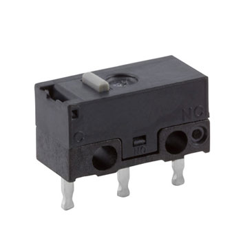 ZF Button Micro Switch, PCB Terminal Terminal, 3 A, 125 V ac, 30 V dc, SPDT, IP40