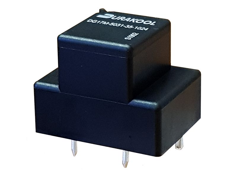 Durakool PCB Power Relay, 12V dc Coil, 15A Switching Current, 1 NO