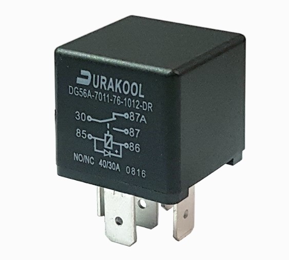 Durakool PCB Automotive Relay, 12 V dc Coil Voltage, 40 A Switching Current, SPDT