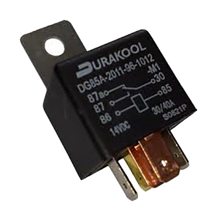 Durakool Power Relay, 12V dc Coil, 60A Switching Current, SPST