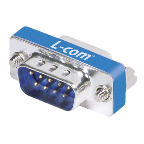 L-Com D-Sub Adapter 9-Way D-Sub to Male Male 9-Way D-Sub Male Male