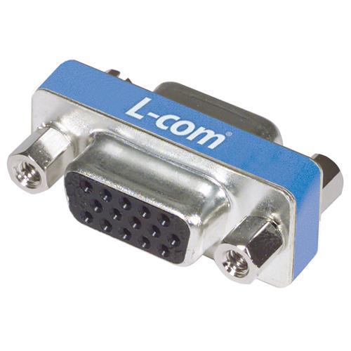 L-Com D-Sub Adapter 15-Way D-Sub to Female 15 Way D-Sub Female