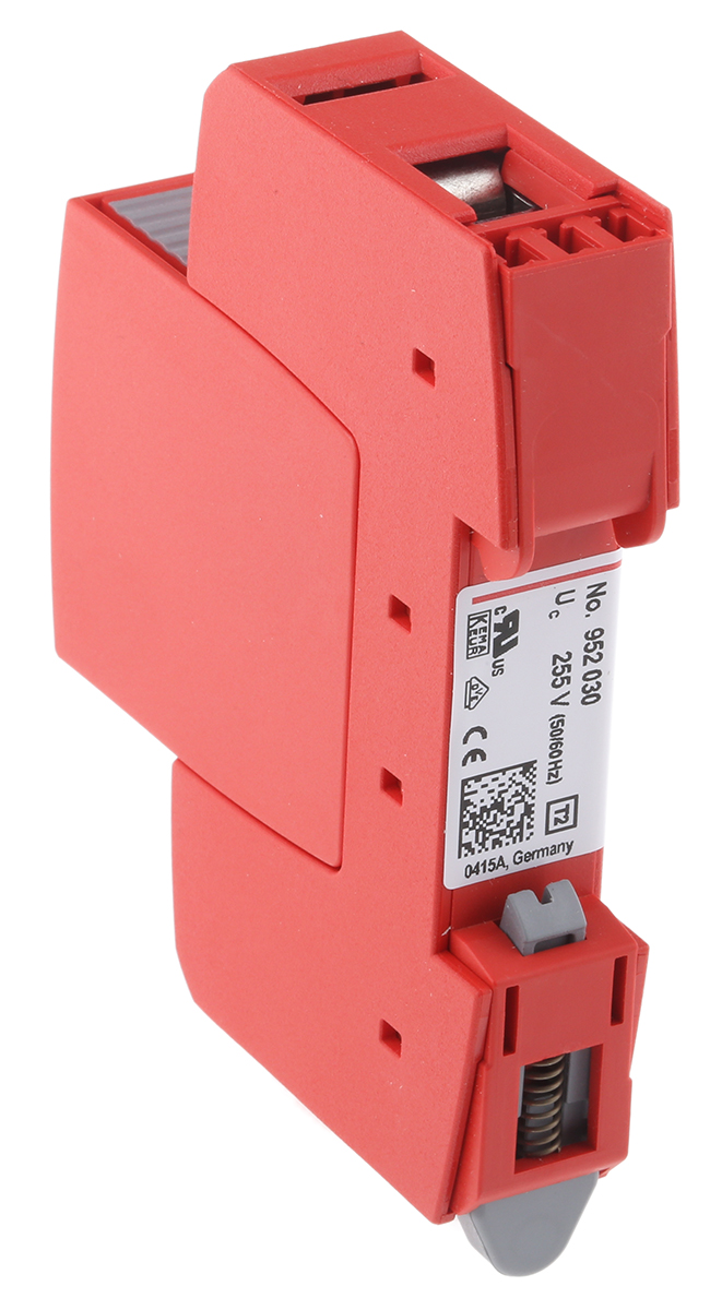 dgp-c-s Dehn, DGP Modular Surge Protector 255V Maximum Voltage Rating 40 kA Maximum Surge Current Type 2 Arrester