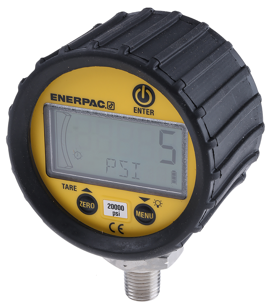 Enerpac G 1/4 Pressure Gauge, 70 mm, 1380 bar