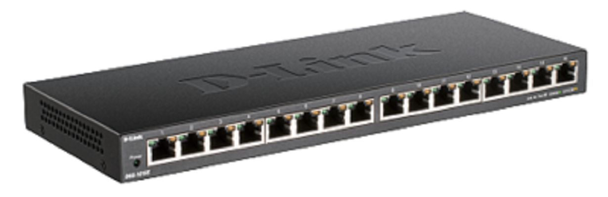 D-Link 16-Port Gigabit Unmanaged Switch Unmanaged 16 Port Gigabit Switch