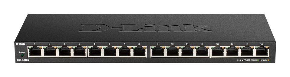 D-Link 16-Port Gigabit Unmanaged Switch Unmanaged 16 Port Gigabit Switch