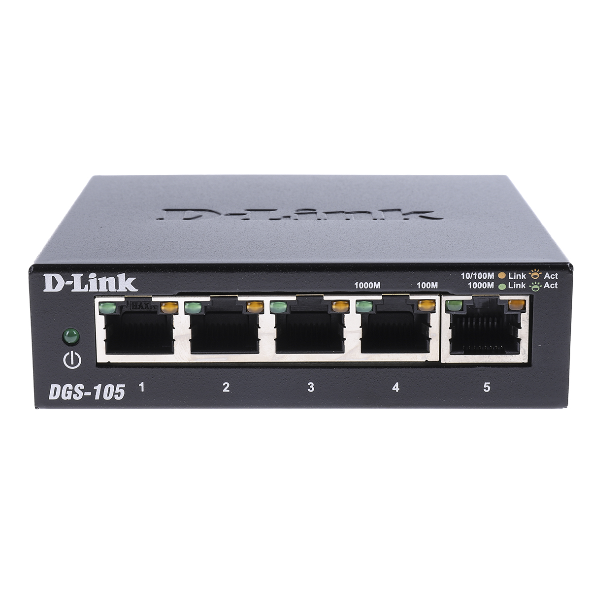 D-Link 5-Port Gigabit Unmanaged Desktop Switch DGS-105 Unmanaged 5 Port Network Switch