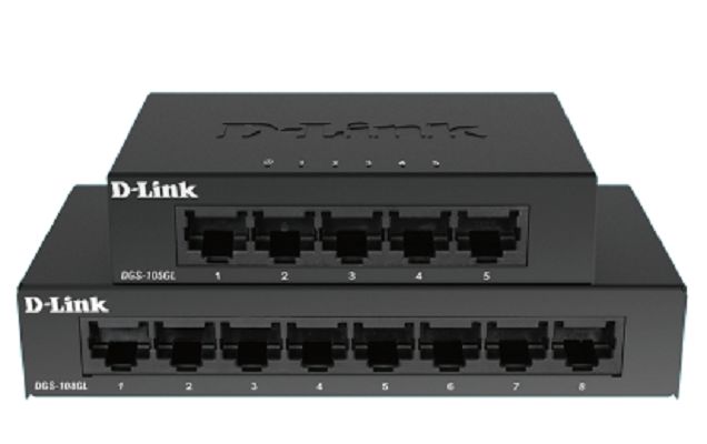 D-Link 8-Port Gigabit Unmanaged Desktop Switch DGS-105 Unmanaged 8 Port Gigabit Switch