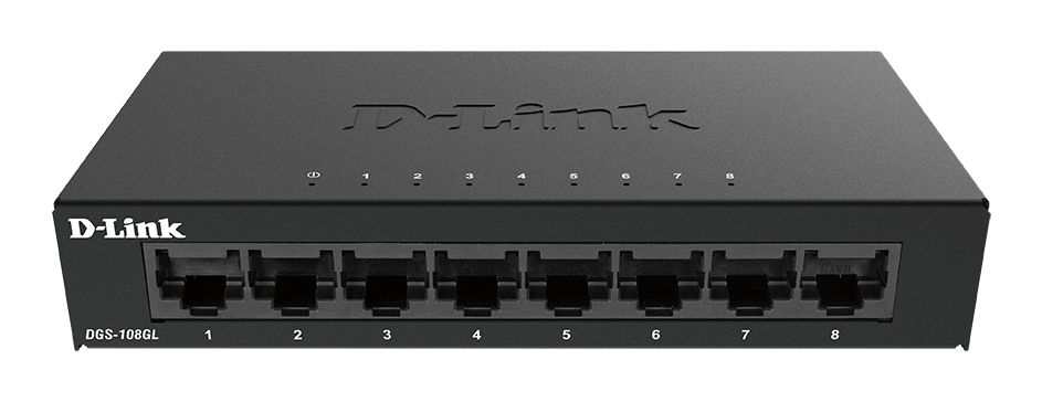 D-Link 8-Port Gigabit Unmanaged Desktop Switch DGS-105 Unmanaged 8 Port Gigabit Switch