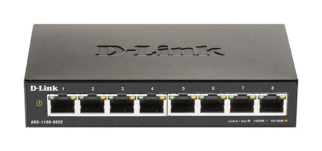 D-Link 8-Port Gigabit Smart Managed Switch Smart 8 Port Smart Switch