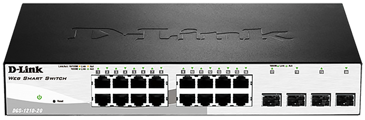 D-Link 20-Port Gigabit Smart Managed Switch Smart 20 Port Ethernet Switch