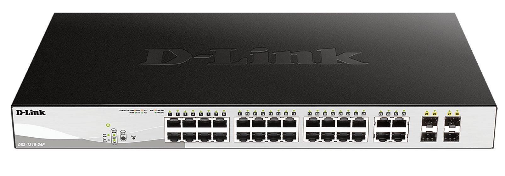 D-Link 28-Port Gigabit Smart Managed PoE Switch Smart 28 Port Smart Switch Power Over Ethernet
