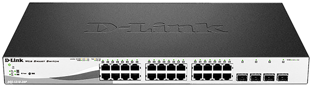D-Link 28-Port Gigabit Smart Managed PoE Switch Smart 28 Port Ethernet Switch Power Over Ethernet