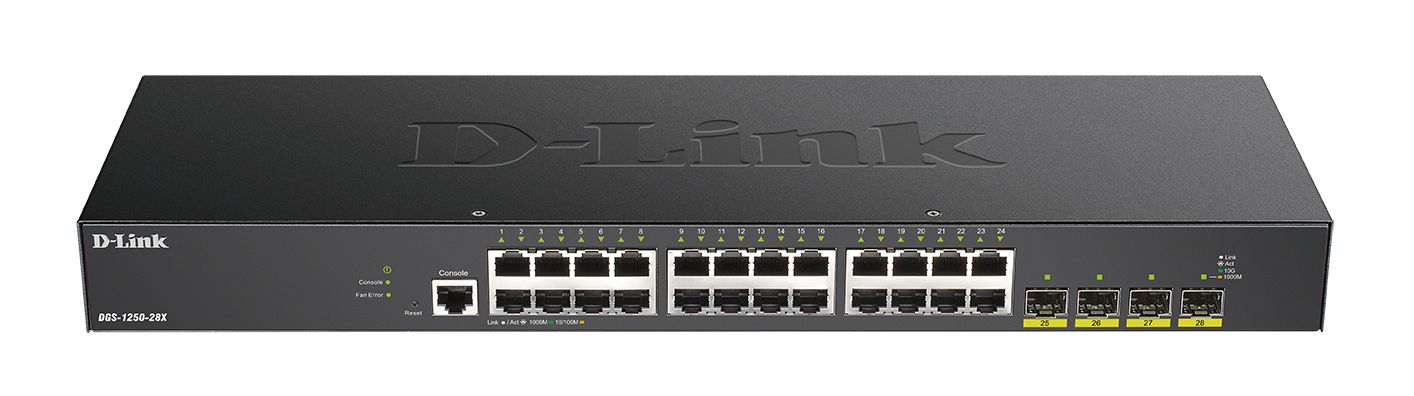 D-Link 28-Port Gigabit Smart Managed Switch with 10G Uplinks Smart 28 Port Smart Switch
