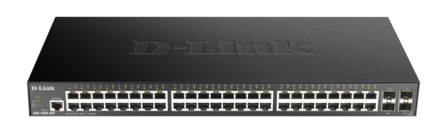 D-Link 52-Port Gigabit Smart Managed Switch with 10G Uplinks Smart 52 Port Smart Switch
