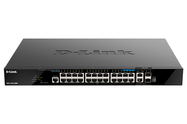 D-Link 28-Port Layer 3 Stackable Smart Managed Max PoE Switch with 10G Uplinks Smart 28 Port Managed Switch Power Over