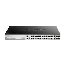 D-Link 30-Port Layer 3 Stackable Managed PoE Switch with 10G Uplinks Managed 30 Port Managed Switch Power Over Ethernet