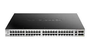D-Link 54-Port Layer 3 Stackable Managed PoE Switch with 10G Uplinks Managed 54 Port Managed Switch Power Over Ethernet