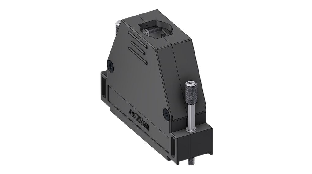 Deltron Connectors Thermoplastic Straight D-Sub Backshell