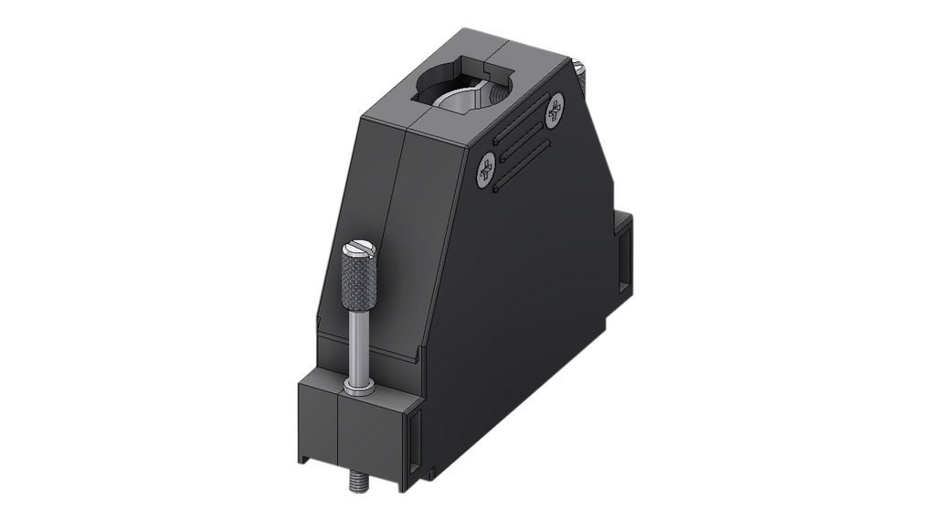 dh50un4 Deltron Connectors Thermoplastic Straight D-Sub Backshell