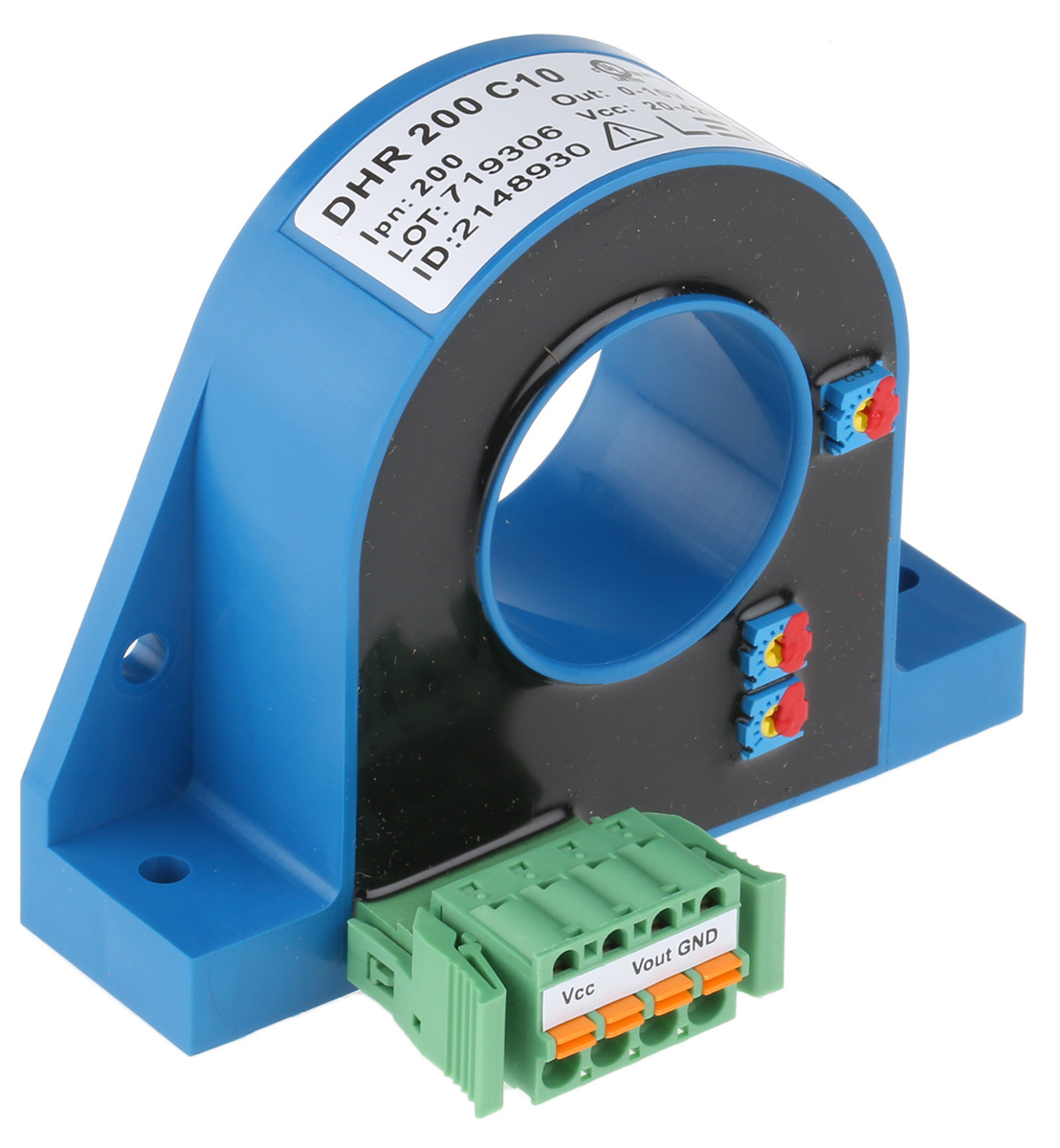 LEM DHR Series Current Transformer 200 A 20V dc, 50 V dc 32 mm Bore