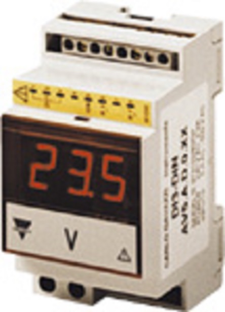 Carlo Gavazzi DI3DINAV5AD0 7 Segment LED Multi-Function Panel Meters for Current, Voltage,  89 mm  x 53.5 mm