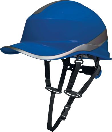 Delta Plus DIAMOND V UP Blue Safety Helmet Chin Strap Included Ventilated Adjustable
