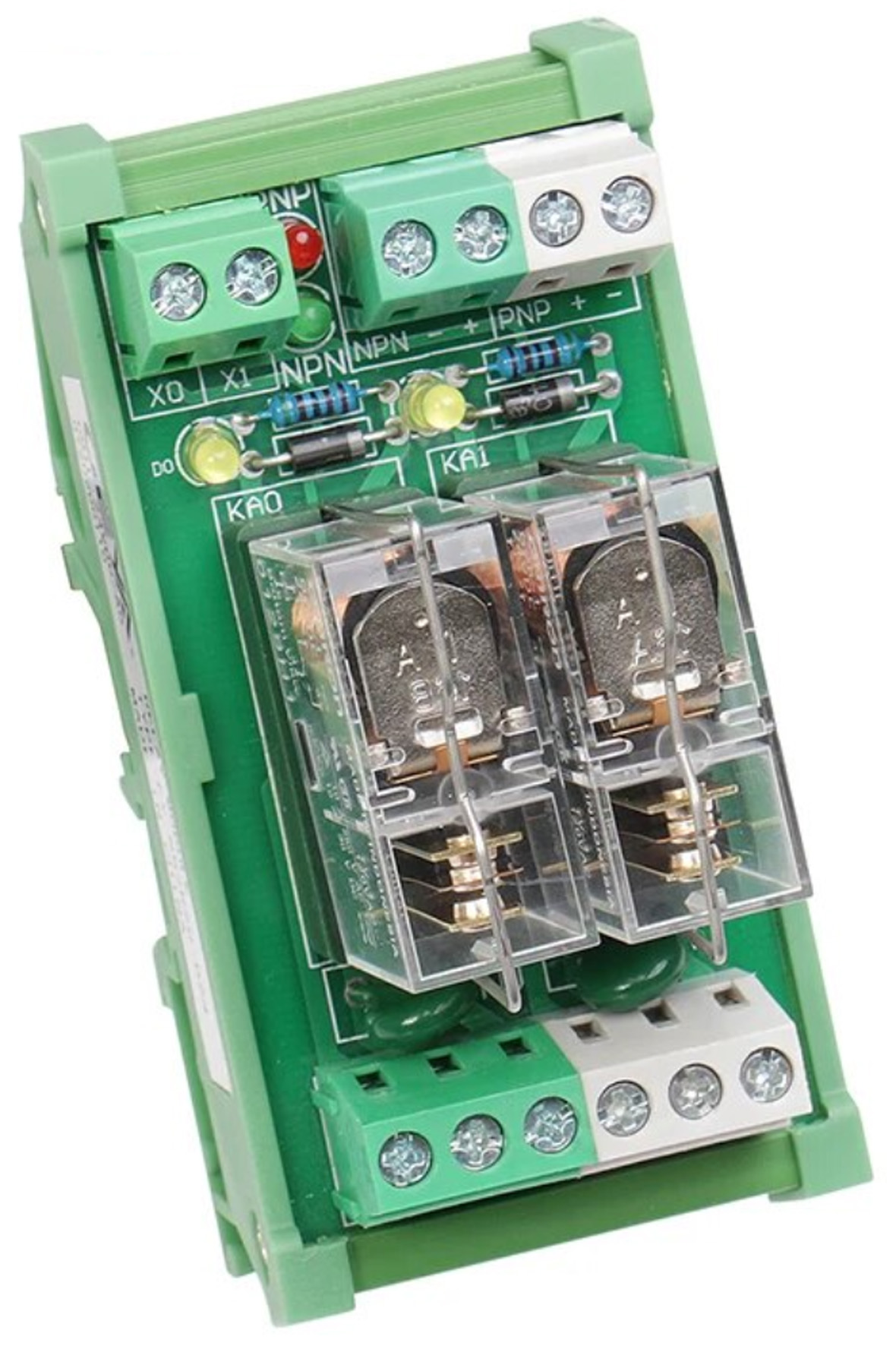 Seeit DIN Rail Power Relay, 24V Coil, 10A Switching Current, SPDT