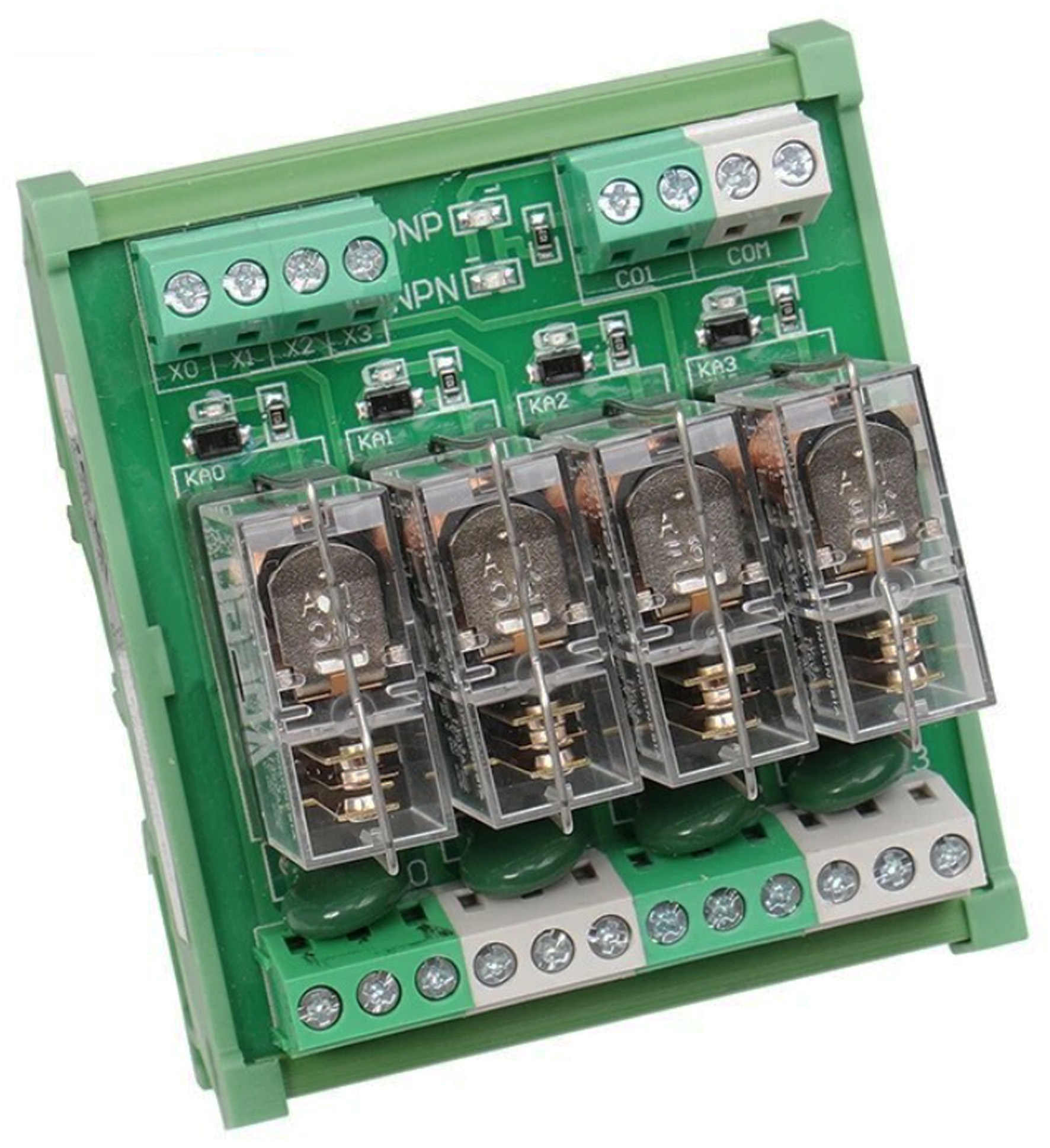 Seeit DIN Rail Power Relay, 12V Coil, 10A Switching Current, SPDT