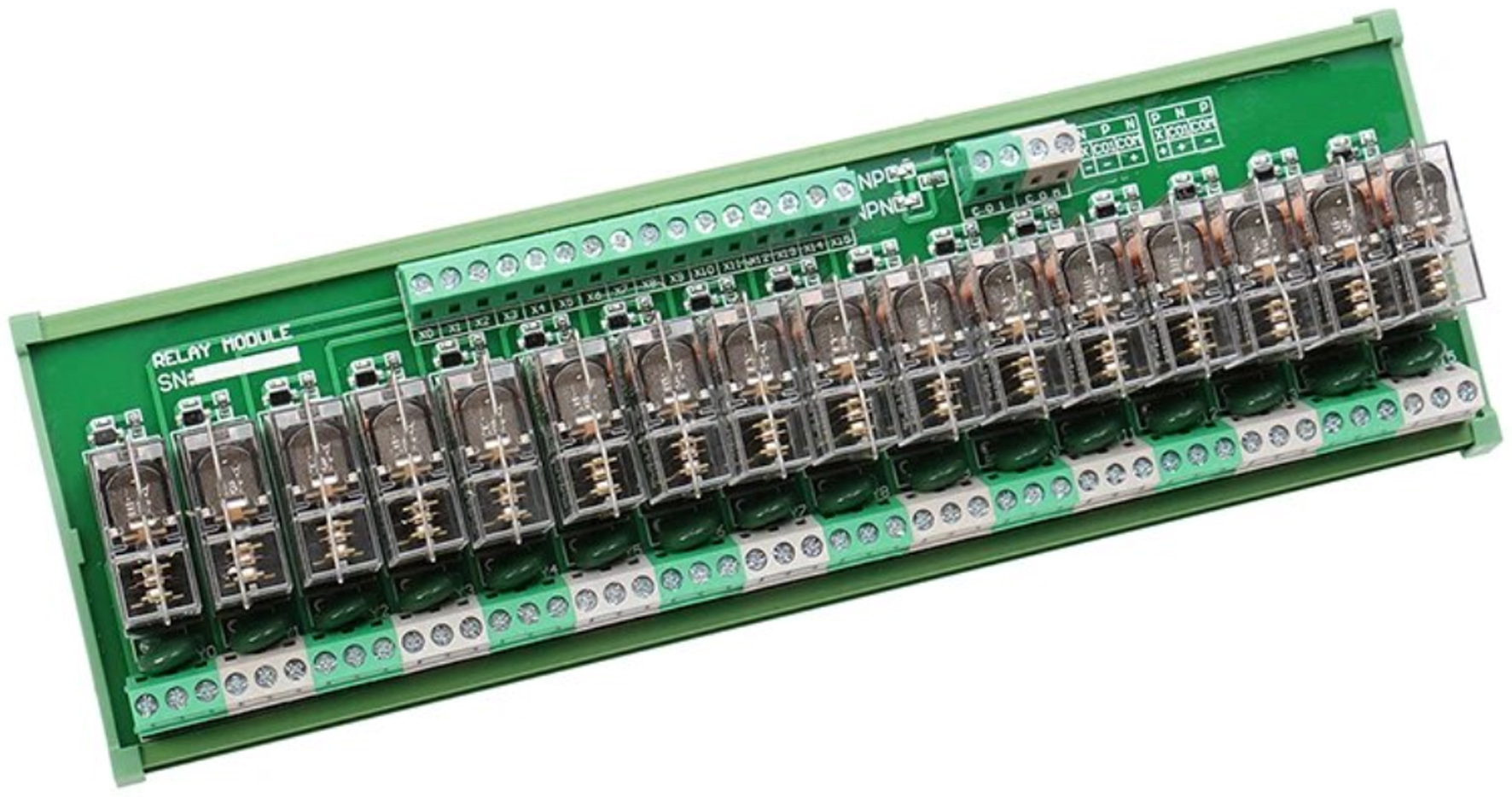 Seeit DIN Rail Power Relay, 24V Coil, 10A Switching Current, SPDT