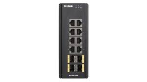 D-Link 12-Port Industrial Gigabit Managed Switch Managed 12 Port Managed Switch Power Over Ethernet