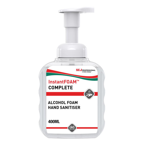 SCJ Professional Unscented InstantFOAM Foaming Hand Cleaner Anti-Bacterial - 400 ml Pump Bottle
