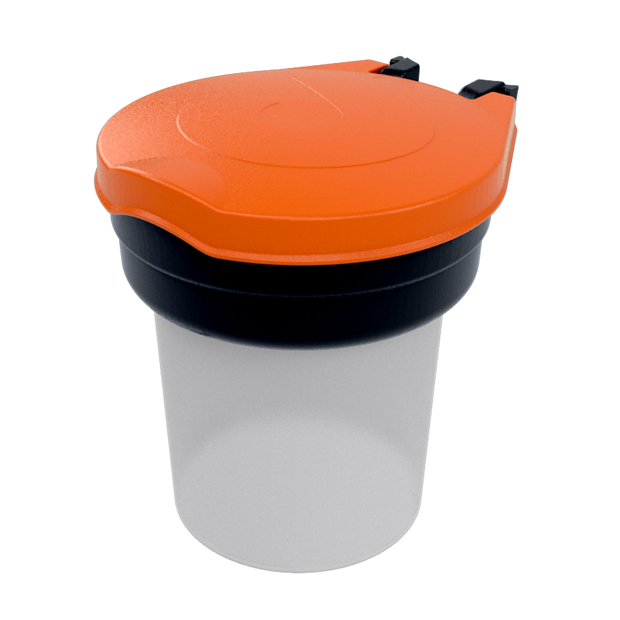 Skipper Orange Safety Barrier, Plastic, Dispenser