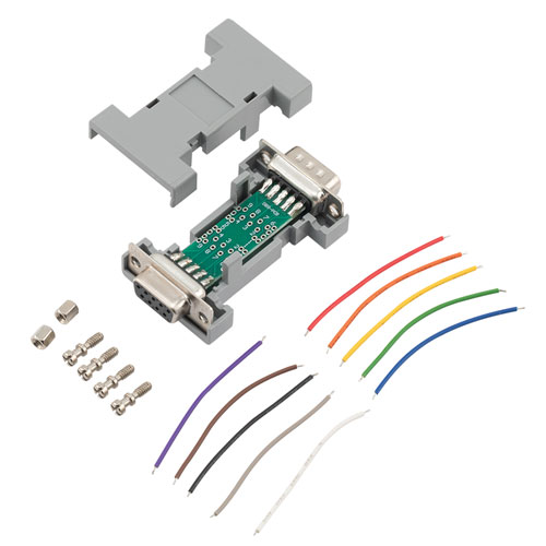 L-Com D-Sub Adapter 9-Way D-Sub to Male Male 9-Way D-Sub Female Female