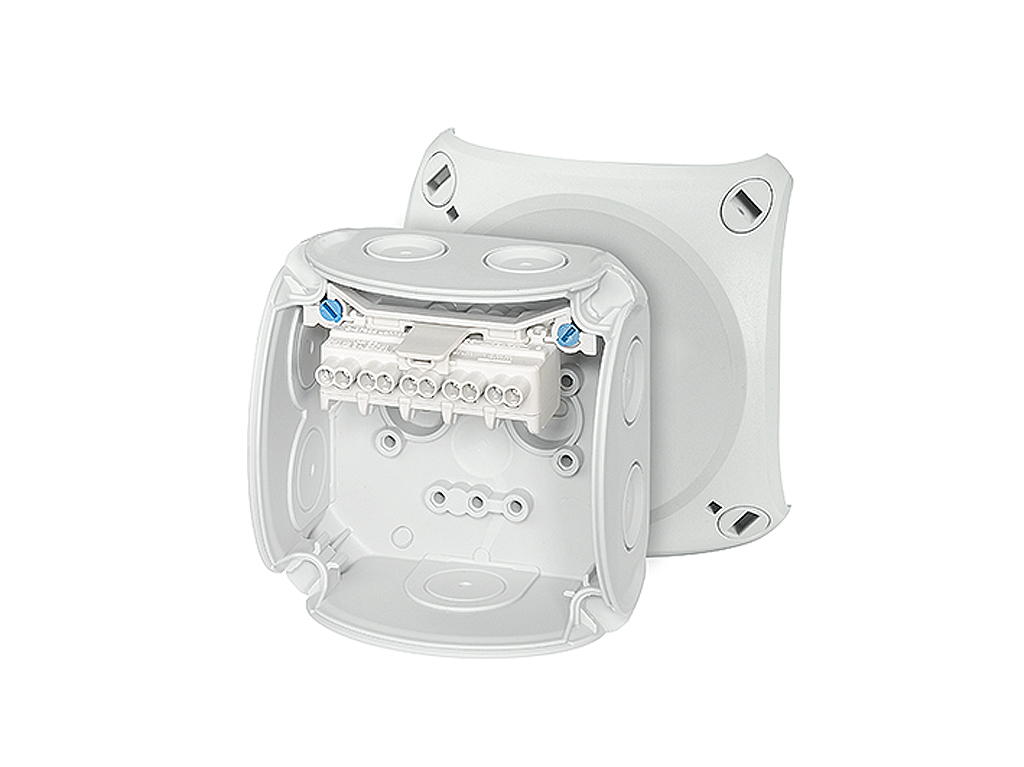 HENSEL DK Series Grey Polypropylene Terminal Box, IP66, 5 Terminals, 62 mm, 93mm 93 mm