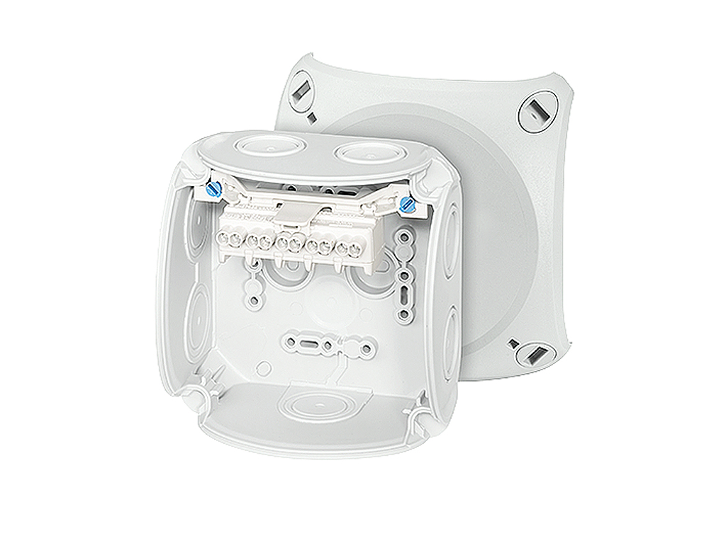 HENSEL DK Series Grey Polypropylene Terminal Box, IP66, 5 Terminals, 70 mm, 104mm 104 mm
