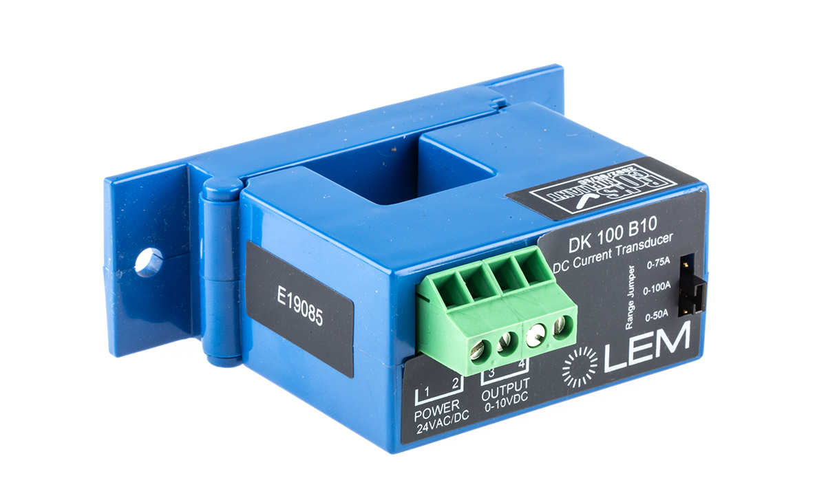 LEM DK-B10 Series Current Transformer 100 A 20V dc, 50 V dc 21.7 mm Bore