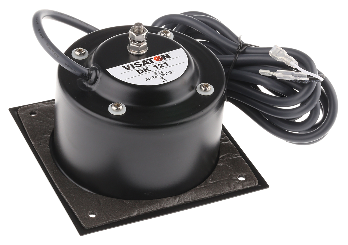 dk-121-8-ohm Visaton 15W Black Portable Speaker, 8 Ω, 570 Hz 4400 Hz